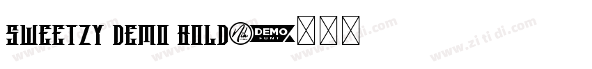Sweetzy Demo Bold字体转换
